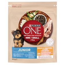 Purina ONE Mini Junior granule pre šteniatka kura 800 g
