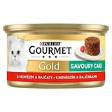 Gourmet Gold Savoury Cake konzerva pre mačky hovädzie 85 g