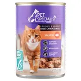 Pet Specialist Kompletné krmivo pre dospelé mačky kúsky s lososom v želé 415 g