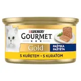 Gourmet Gold konzerva pre mačky kura paštéta 85 g