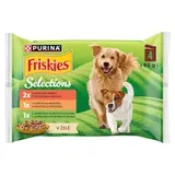 Friskies Selections s hovädzím, kuraťom, jahňacím v želé 4 x 85 g