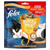 Felix Party Mix maškrty pre mačky Original Mix kura, morka, pečeň 200 g