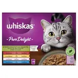 Whiskas Pure Delight 1+ výber kúskov v želé 12 x 85 g (1,02 kg)