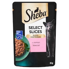 Sheba Select Slices kompletné mokré krmivo pre dospelé mačky s lososom 85 g