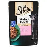 Sheba Select Slices kompletné mokré krmivo pre dospelé mačky s lososom 85 g