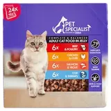 Pet Specialist Kompletné krmivo pre dospelé mačky v želé 24 x 100 g (2400 g)