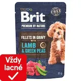 Brit Premium by Nature Lamb & Green Peas kompletné prémiové mokré krmivo pre dospelých psov 85 g