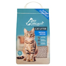 Pet Specialist Bentonit hrudkujúce stelivo pre mačky, neparfumované 5 l