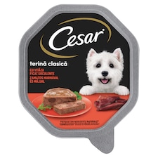 Cesar Kompletné mokré krmivo pre dospelé psy s hovädzím a pečeňou 150 g
