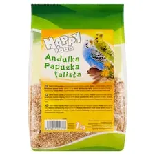 Happy Food Andulka kompletné krmivo pre všetky andulky 1 kg