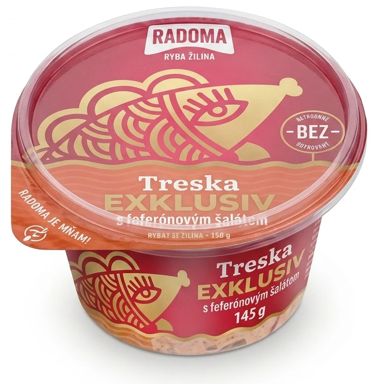 Treska exklusiv s feferónovým šalátom