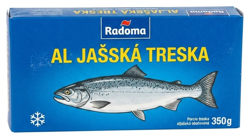 Radoma Porcie Treska Aljašská obaľovaná