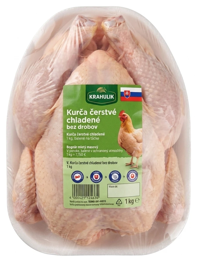 Kurča čerstvé chladené bez drobov