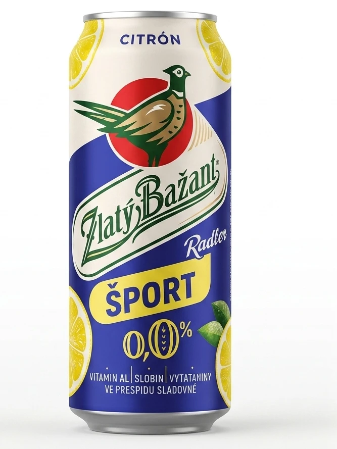 Zlatý Bažant Radler Šport 0,0 %