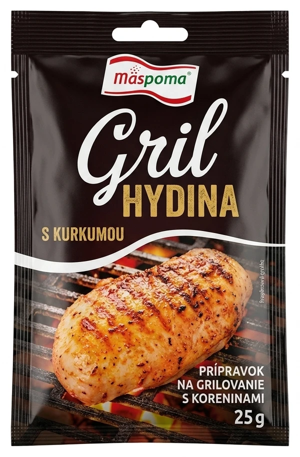 Mäspoma prípravok na grilovanie s koreninami, hydina