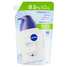Nivea Creme Soft Krémové tekuté mydlo náhradná náplň 500 ml