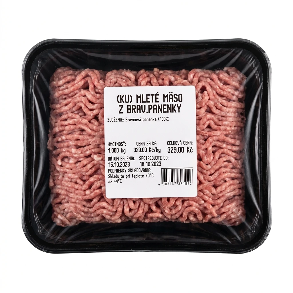 (KU) MLETÉ MÄSO Z BRAV.PANENKY BAL.PULT