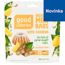 Good Calories Ovocno-orieškové tyčinky s citrónovou príchuťou 6 x 17 g (102 g)