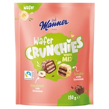 Manner Wafer Crunchies White Mix 130 g