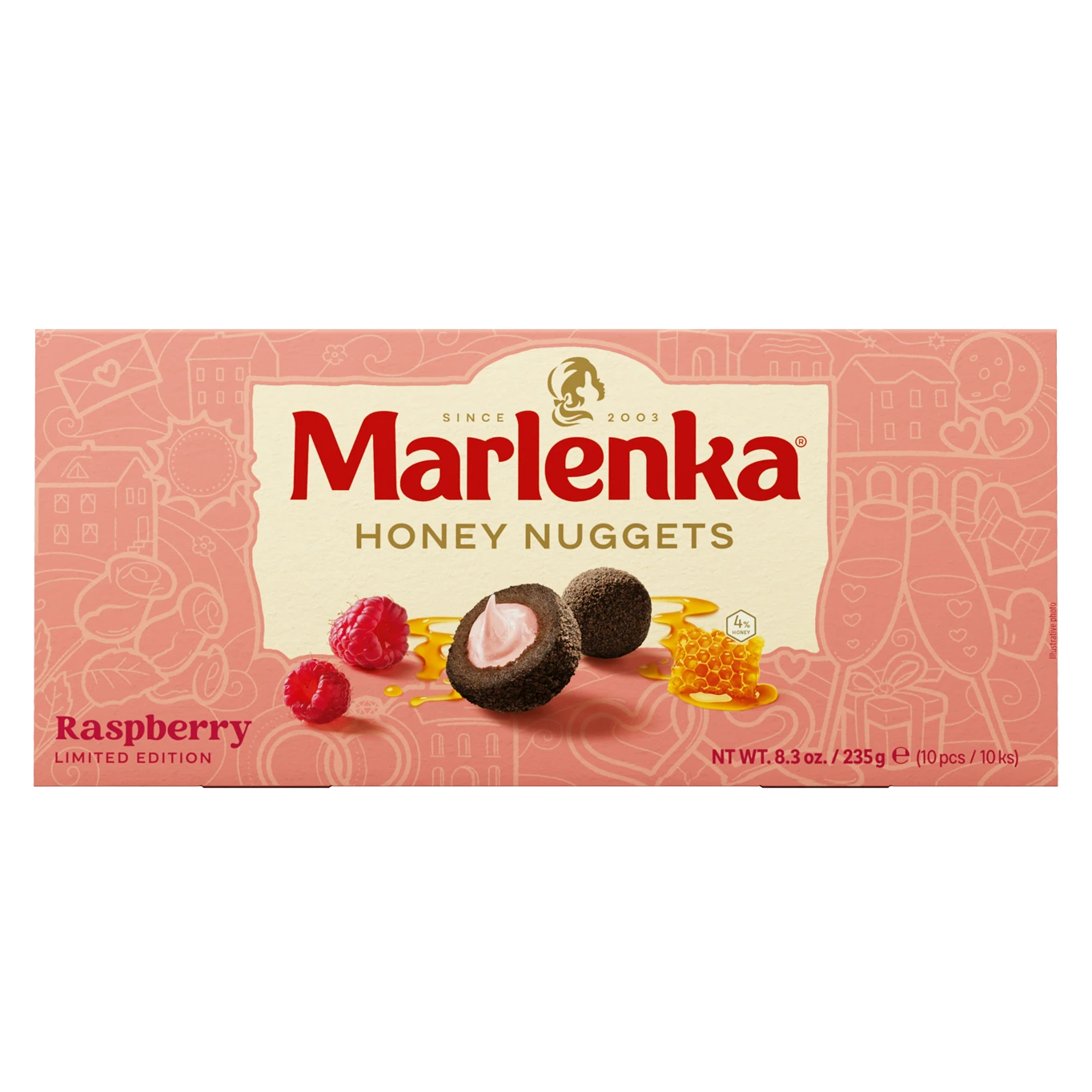 MARLENKA MALINOVÉ MEDOVÉ GULIČKY 235G