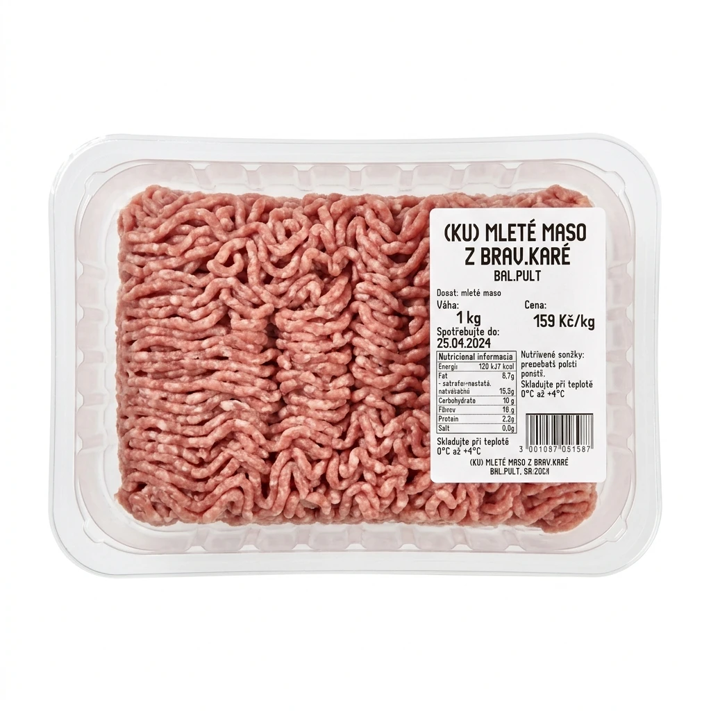 (KU) MLETÉ MASO Z BRAV.KARÉ BAL.PULT