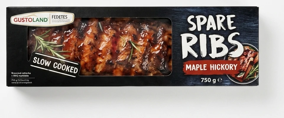 Bravčové rebierka v BBQ marináde
