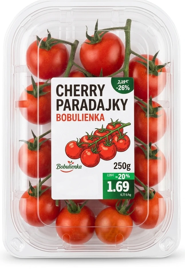 Cherry paradajky Bobulienka