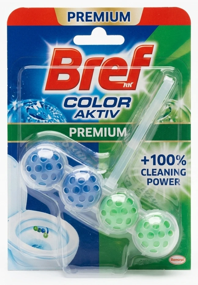 Bref Color Aktiv WC blok 2 druhy