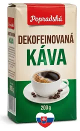 Popradská dekofeinovaná mletá káva