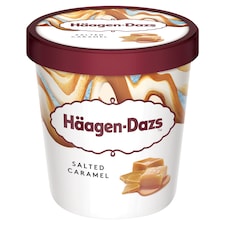 Häagen-Dazs Karamelová zmrzlina smotanová s polevou zo slaného maslového karamelu 460 ml
