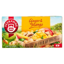 Teekanne World of Fruits Ginger & Mango ovocno-bylinný čaj 20 x 1,75 (35 g)