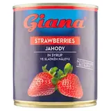 Giana Jahody v sladkom náleve 820 g
