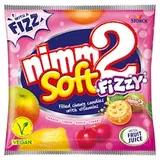 nimm2 Soft Fizzy ovocné žuvacie cukríky s vitamínmi a šumivou náplňou 90 g
