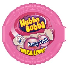 Wrigley's Hubba Bubba Mega Long Fancy Fruit žuvačka s ovocnou príchuťou 56 g