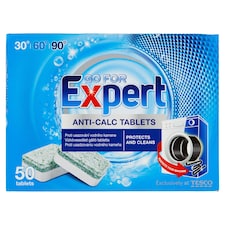 Go for Expert Tablety do práčky proti usadzovaniu vodného kameňa 50 ks 800 g