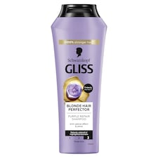 Schwarzkopf Gliss Blonde Hair Perfector Fialový šampón 250 ml