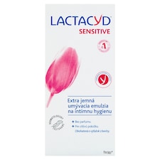Lactacyd Sensitive extra jemná umývacia emulzia na intímnu hygienu 200 ml