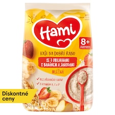 Hami mliečna kaša so 7 obilninami s banánom a jahodami 210 g
