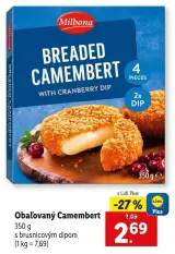 Camembert obaľovaný