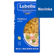 Lubella Fusilli vrtuľky bezvaječné pšeničné cestoviny sušené 400 g