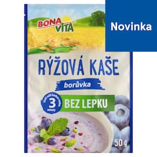 Bona Vita Bezgluténová ryžová kaša čučoriedka 50 g