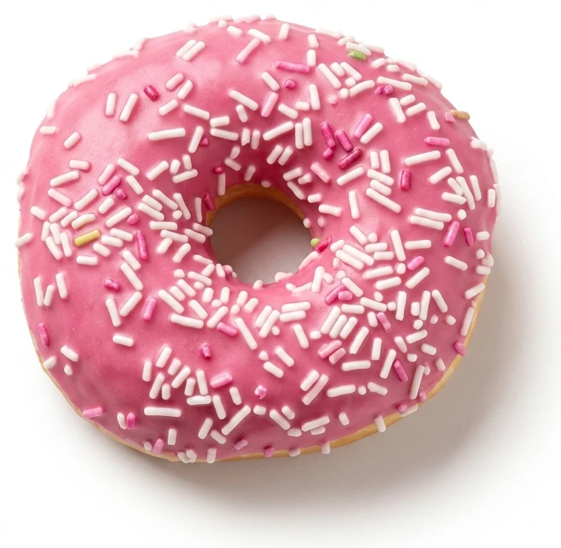Ružový donut