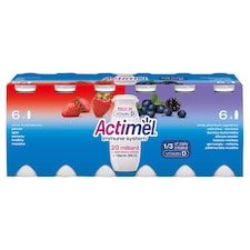 Actimel jogurtový nápoj s vitamínmi jahoda-čučoriedka 12 x 100 g