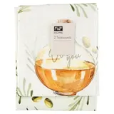 F&F Home Olive utierka 50 cm x 70 cm 2 ks