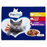 PreVital Kompletné krmivo pre dospelé mačky v želé 12 x 100 g