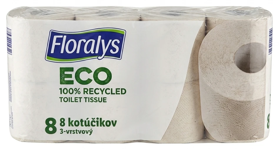 Toaletný papier recyklovaný