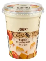 Ovocný jogurt s müsli