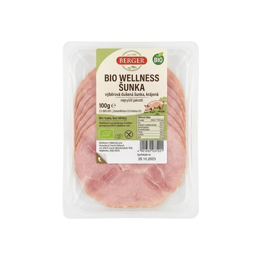 BIO WELLNESS ŠUNKA 100G BERGER