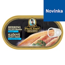 Franz Josef Kaiser Exclusive Sleďové filety údené vo vlastnej šťave 170 g