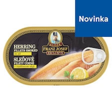 Franz Josef Kaiser Exclusive Údené sleďové filety v rastlinnom oleji 170 g